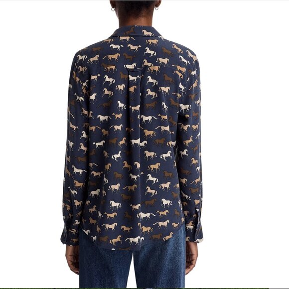 Rails Silk Kate Printed Shirt Small - Picture 2 of 3